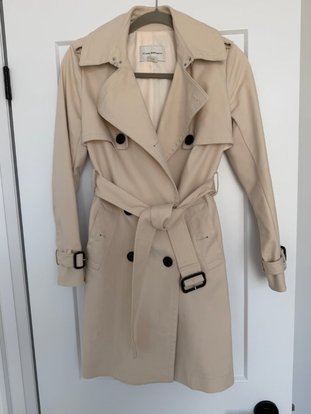 Club Monaco Beige Trench Coat